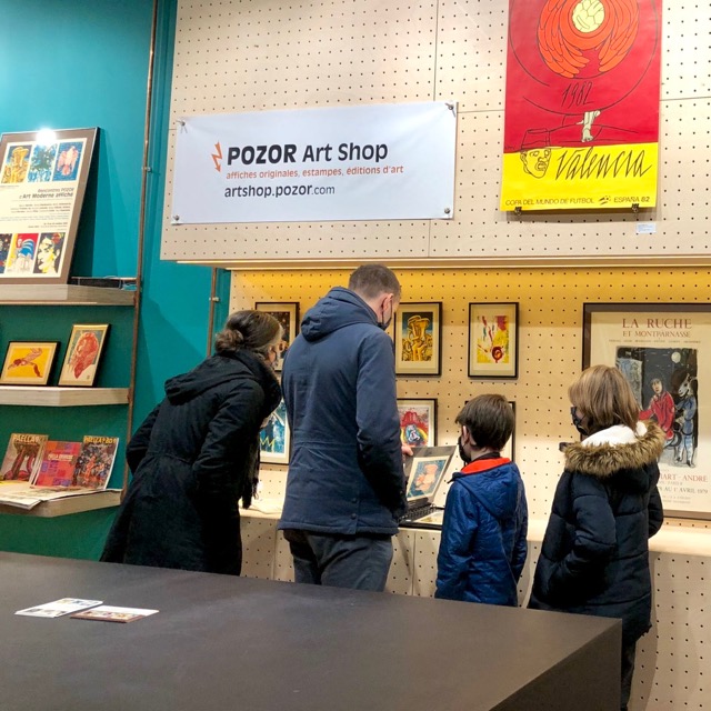 Boutique-Librairie POZOR 2020 à la Cité des Sciences