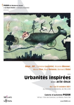 Urbanités inspirées, acte deux - Galerie-Librairie d&#039;automne POZOR (Villup / La Villette)