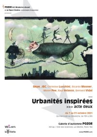 Urbanités inspirées, acte deux - Galerie-Librairie d&#039;automne POZOR (Villup / La Villette)