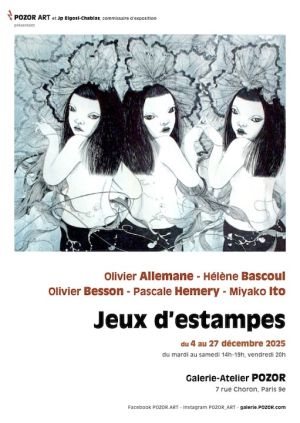 Jeux d&#039;estampes, à la Galerie POZOR