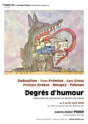 Degrés d'humour, à la Galerie POZOR