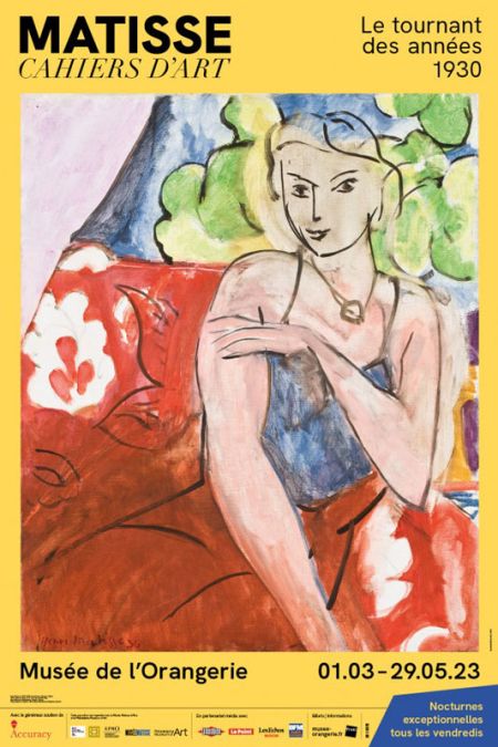 Matisse - années 30, au Musée de l'Orangerie