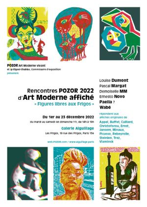 Rencontres POZOR 2022 d&#039;Art Moderne affiché aux Frigos