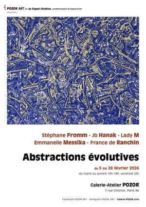 Abstractions évolutives, à la Galerie POZOR